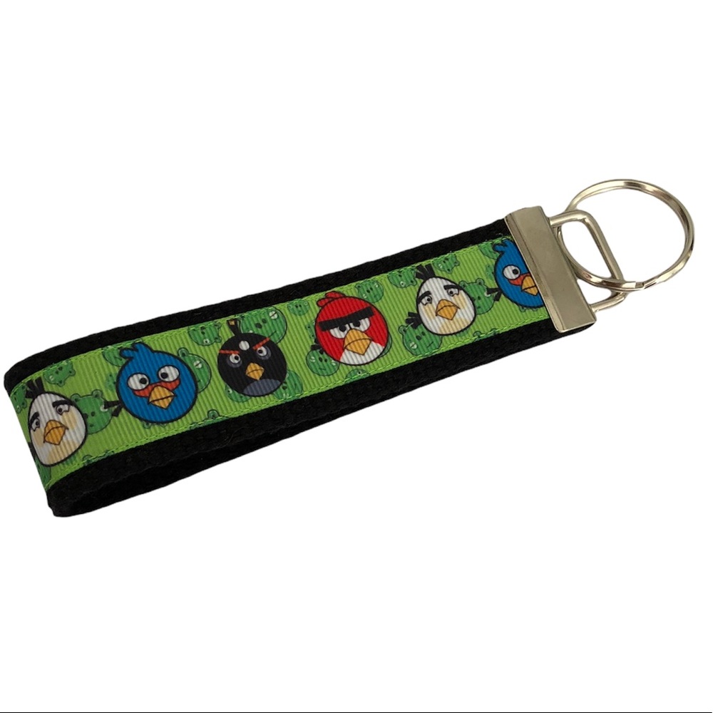 Angry Birds Key Fob Wristlet Key Chain - New Never Used